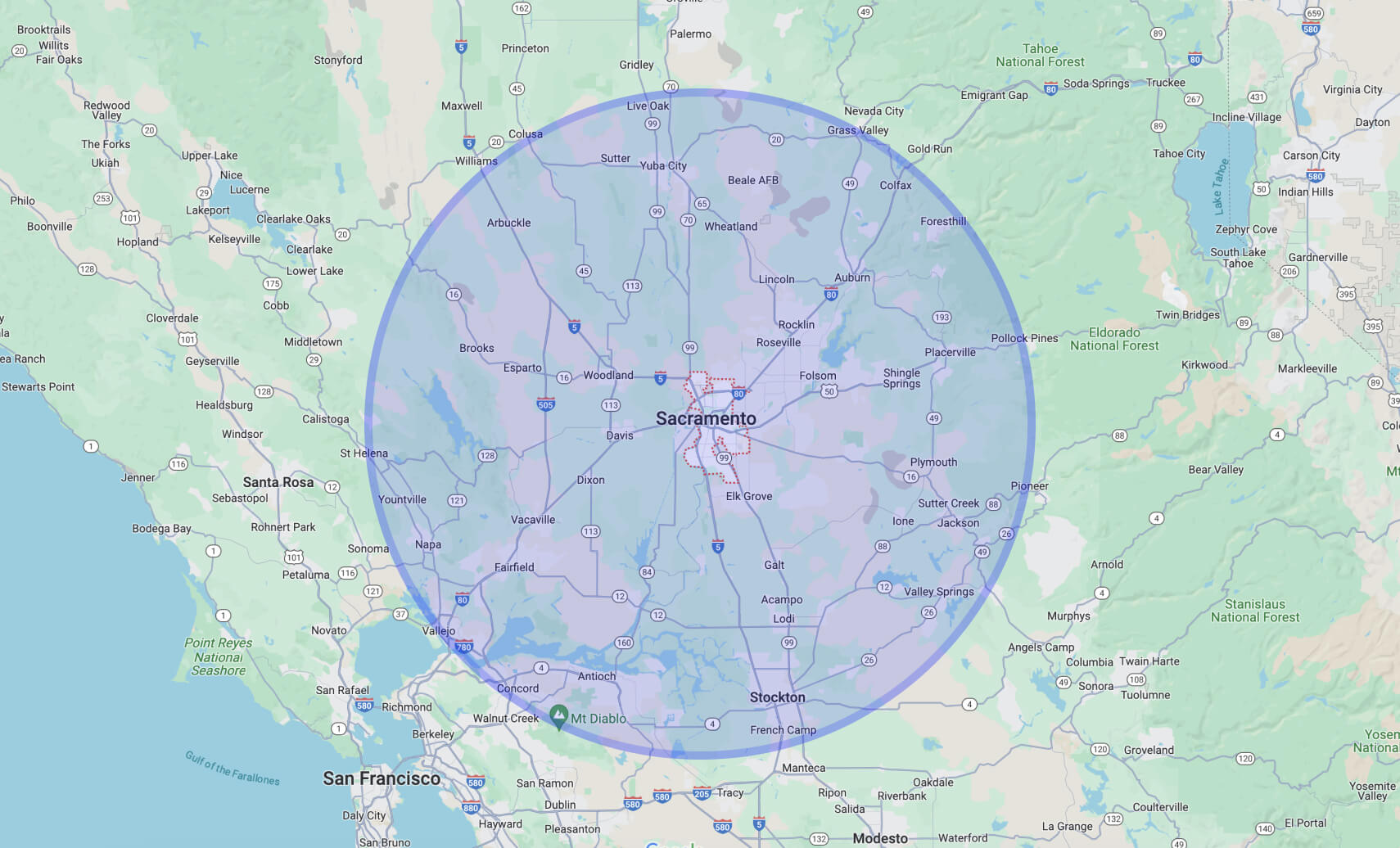 Provider service Area