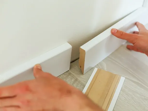 Baseboards install